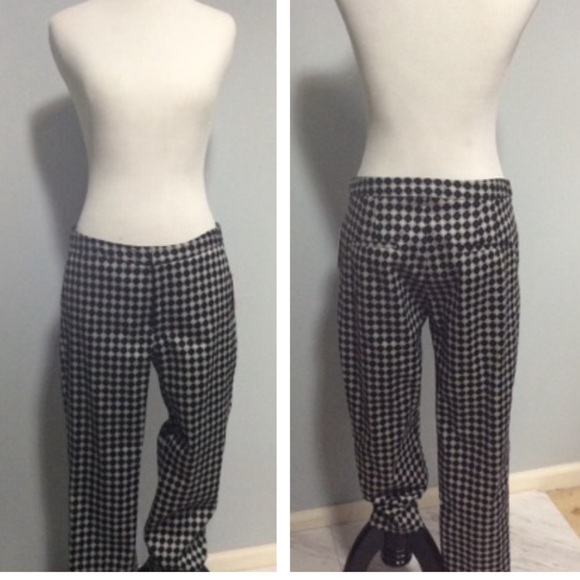 English Laundry Black Geo Capris NWT Size 6 - Picture 4 of 4